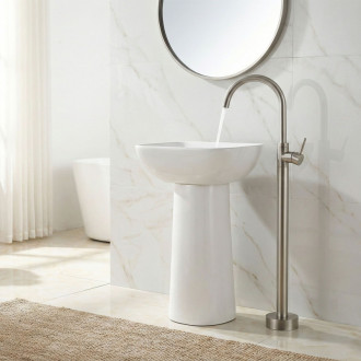 REA Voľne stojaca batéria LUNGO Brush Nickel REA-B4305