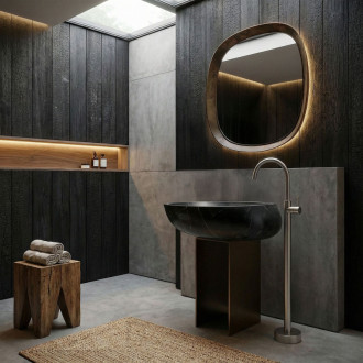 REA Voľne stojaca batéria LUNGO Brush Nickel REA-B4305