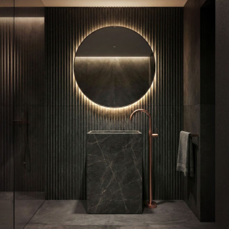 REA Voľne stojaca batéria LUNGO Brush Copper REA-B4303