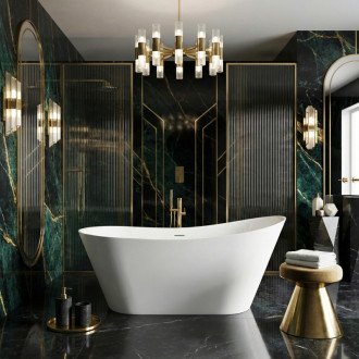 REA Voľne stojaca akrylátová vaňa Lusso Slim 170 REA-W0504