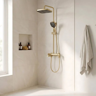 REA Sprchový set Arlo Brush Gold REA-P7441