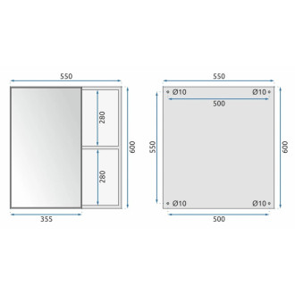 REA Sada kúpeľňového nábytku s umývadlom Astor 60 cm Beige REA-M0098