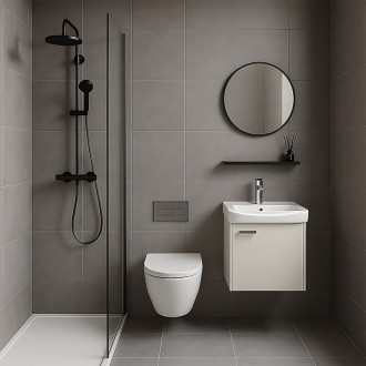 REA Sada kúpeľňového nábytku s umývadlom Molly 40cm Beige REA-M0032