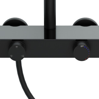 REA Sprchový set Creo Black REA-P0360