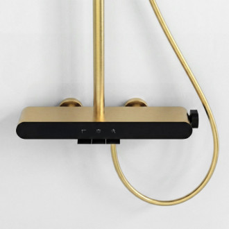 REA Sprchový set Farel Brush Gold REA-P0355