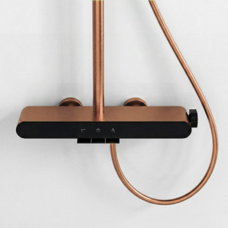 REA Sprchový set Farel Brush Copper REA-P0357