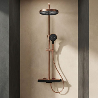 REA Sprchový set Farel Brush Copper REA-P0357