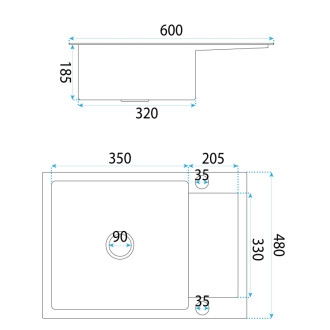 REA Oceľový drez Paul BRUSH COPPER ZLE-06017