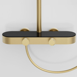 REA Sprchový set Creo Brush Gold REA-P0361