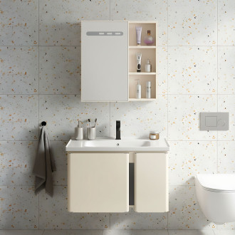 REA Sada kúpeľňového nábytku s umývadlom Tula 60cm Beige REA-M0034