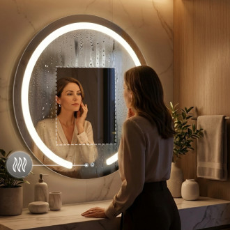 REA Zrkadlo LED 70cm Modern HOM-00905