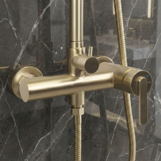 REA Sprchový set Ontario Brush Gold REA-P9494