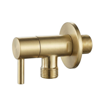 REA "Rohový ventil 1/2"" x 3/8"" Brush Gold" REA-12005