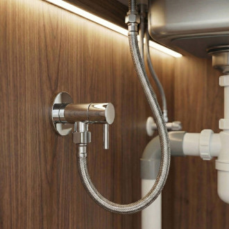 REA "Rohový ventil 1/2"" x 3/8"" Chrome" REA-12001