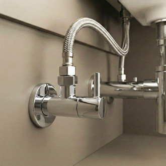 REA "Rohový ventil 1/2"" x 3/8"" Chrome" REA-12001