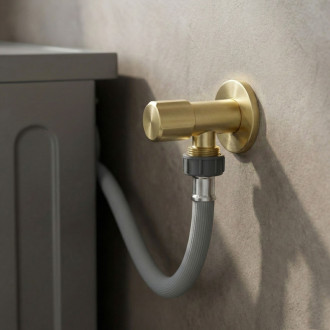 REA "Rohový ventil 02 1/2"" x 3/4"" Brush Gold" REA-12011