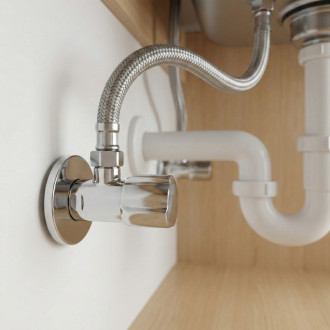 REA "Rohový ventil 02 1/2"" x 3/8"" Chrome" REA-12010