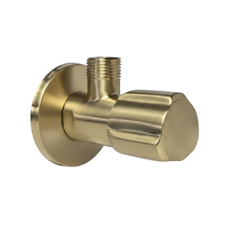 REA "Rohový ventil 02 1/2"" x 3/8"" Brush Gold" REA-12006