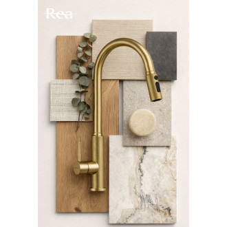 REA Kuchynská batéria Master Brush Gold REA-B7204