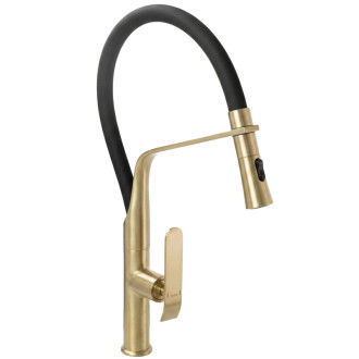 REA Kuchynská batéria CASTOR - gold brush REA-B4321