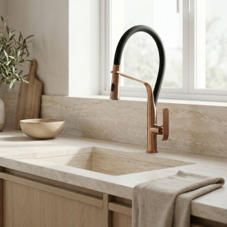 REA Kuchynská batéria CASTOR - Copper Brush REA-B4320