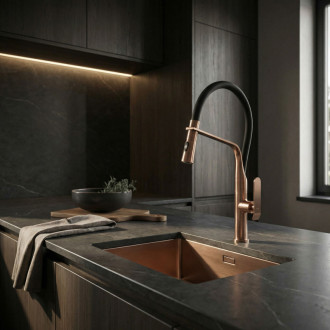 REA Kuchynská batéria CASTOR - Copper Brush REA-B4320