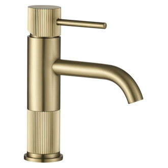 REA Kúpeľňová batéria Lungo Stripe Brush Gold Low REA-B8050