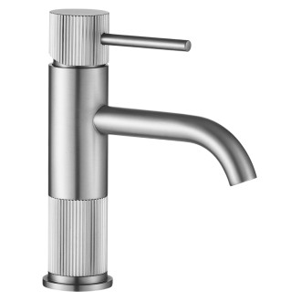 REA Kúpeľňová batéria Lungo Stripe Brush Nickel Low REA-B8052