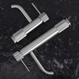 REA Kúpeľňová batéria Lungo Stripe Brush Nickel Low REA-B8052