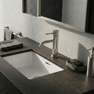 REA Kúpeľňová batéria Lungo Stripe Brush Nickel Low REA-B8052