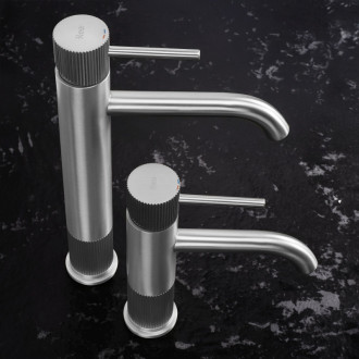 REA Kúpeľňová batéria Lungo Stripe Brush Nickel REA-B8053