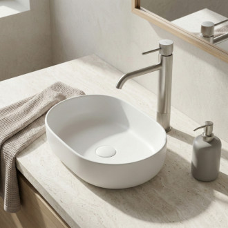 REA Kúpeľňová batéria Lungo Stripe Brush Nickel REA-B8053