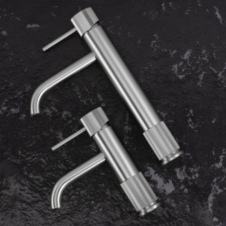 REA Kúpeľňová batéria Lungo Stripe Brush Nickel REA-B8053