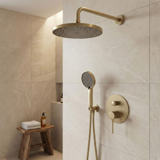 REA Podomietková sprchová sada Lungo Stripe Gold Brush + BOX REA-P9492