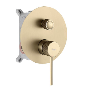 REA Podomietková sprchová sada Lungo Stripe Gold Brush + BOX REA-P9492