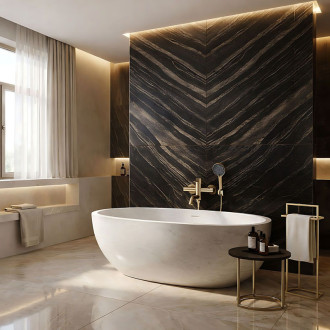 REA Vaňová batéria Lungo Stripe Gold Brush REA-B8055