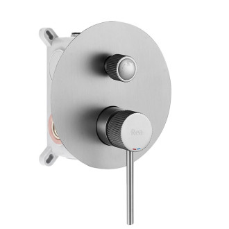 REA Podomietková sprchová sada Lungo Stripe Nickel Brush + BOX REA-P9493