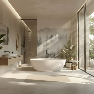 REA Voľne stojaca akrylátová vaňa ROMA 170 KPL-W8128