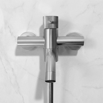 REA Vaňová batéria Lungo Stripe Brush Nickel REA-B8057