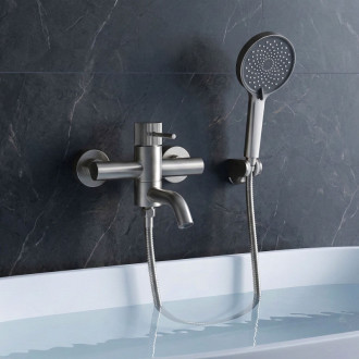 REA Vaňová batéria Lungo Stripe Brush Nickel REA-B8057