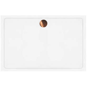 REA Sprchová akrylová vanička Savoy 80x100 - biela KPL-05332