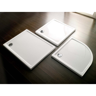 REA Sprchová akrylová vanička Savoy - biela 90x90 KPL-11907