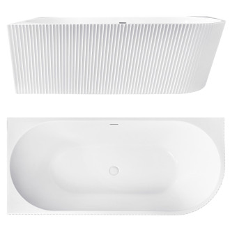 REA Rohová akrylová vaňa WENUS LEFT 170cm KPL-W7129