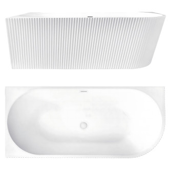 REA Rohová akrylová vaňa WENUS LEFT 170cm KPL-W7129