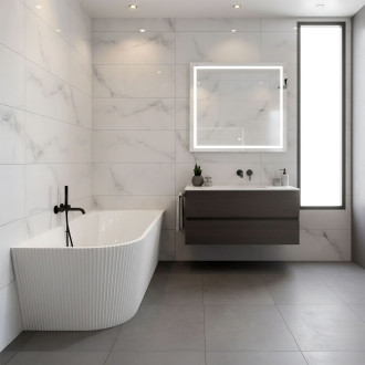 REA Rohová akrylová vaňa WENUS RIGHT 170 KPL-W6130