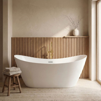 REA Voľne stojaca vaňa FERRANO Slim 150 KPL-W8080