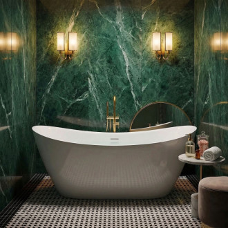 REA Voľne stojaca vaňa FERRANO Slim 160 KPL-W8081