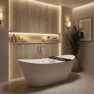 REA Voľne stojaca vaňa FERRANO Slim 180 KPL-W6082