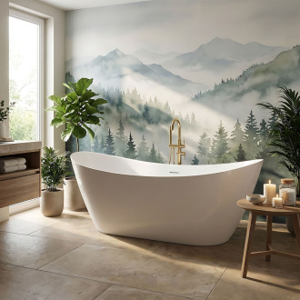 REA Voľne stojaca vaňa FERRANO Slim 180 KPL-W6082