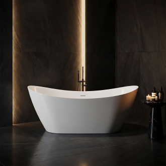 REA Voľne stojaca vaňa FERRANO Slim 180 KPL-W7082